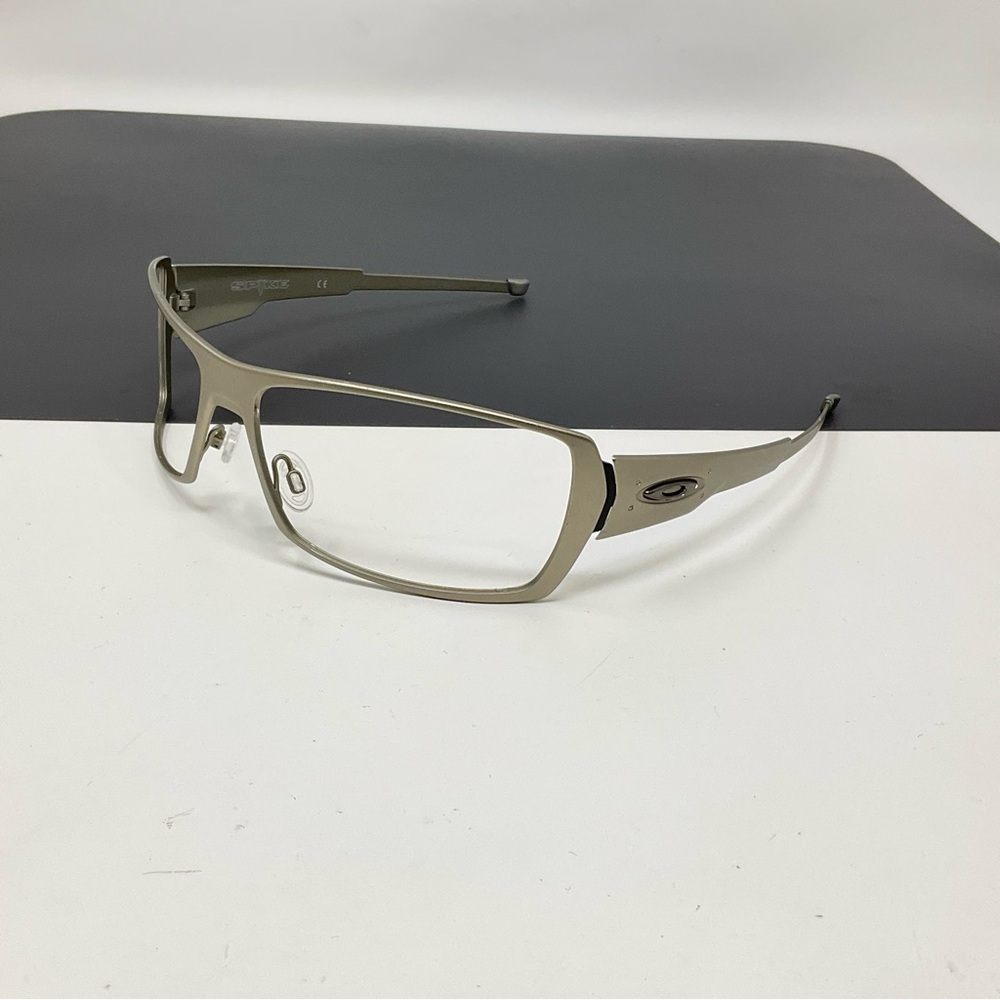 Oakley spike titanium sunglasses frame only no lenses no rubber earsocks
